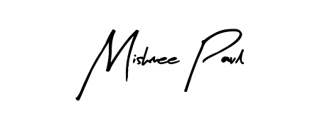 How to make Mishmee Paul signature? Arty Signature is a professional autograph style. Create handwritten signature for Mishmee Paul name. Mishmee Paul signature style 8 images and pictures png