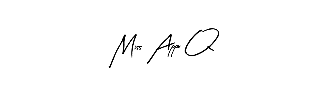 Make a beautiful signature design for name Miss Appu Q. Use this online signature maker to create a handwritten signature for free. Miss Appu Q signature style 8 images and pictures png