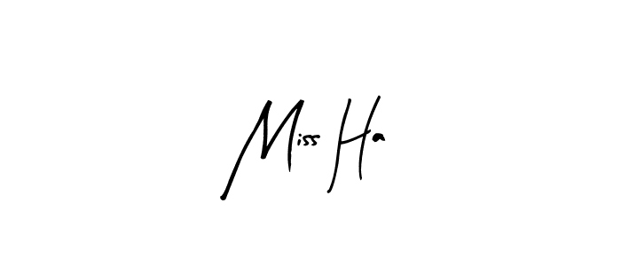 The best way (Arty Signature) to make a short signature is to pick only two or three words in your name. The name Miss Ha include a total of six letters. For converting this name. Miss Ha signature style 8 images and pictures png