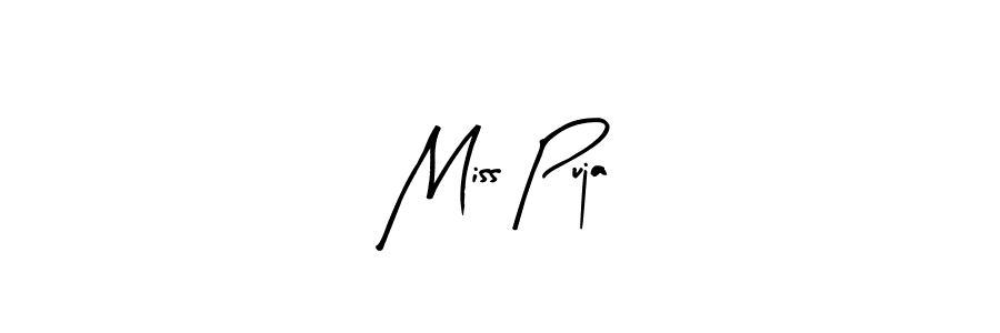 You should practise on your own different ways (Arty Signature) to write your name (Miss Puja) in signature. don't let someone else do it for you. Miss Puja signature style 8 images and pictures png