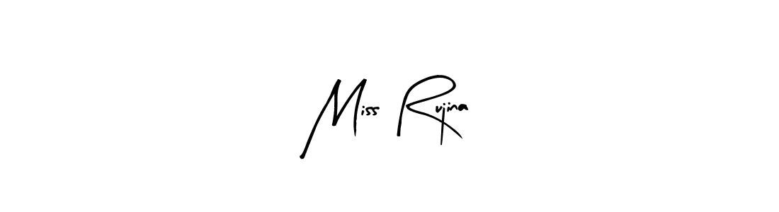 How to Draw Miss Rujina signature style? Arty Signature is a latest design signature styles for name Miss Rujina. Miss Rujina signature style 8 images and pictures png