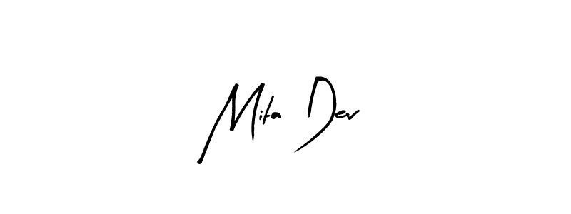 Make a beautiful signature design for name Mita Dev. With this signature (Arty Signature) style, you can create a handwritten signature for free. Mita Dev signature style 8 images and pictures png