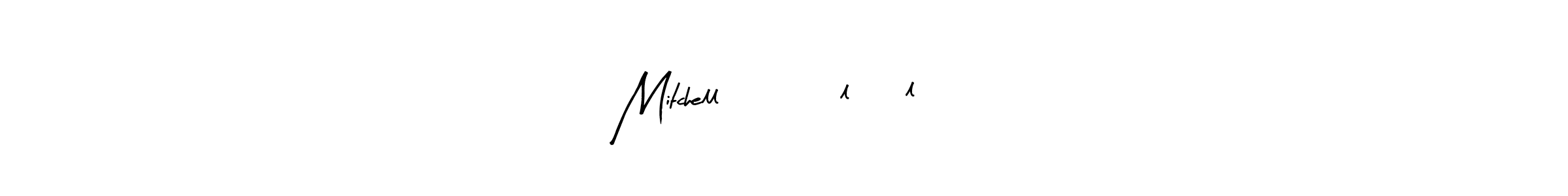 Design your own signature with our free online signature maker. With this signature software, you can create a handwritten (Arty Signature) signature for name Mitchell         6l19l24. Mitchell         6l19l24 signature style 8 images and pictures png