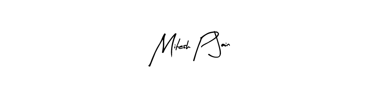 Use a signature maker to create a handwritten signature online. With this signature software, you can design (Arty Signature) your own signature for name Mitesh P Jain. Mitesh P Jain signature style 8 images and pictures png