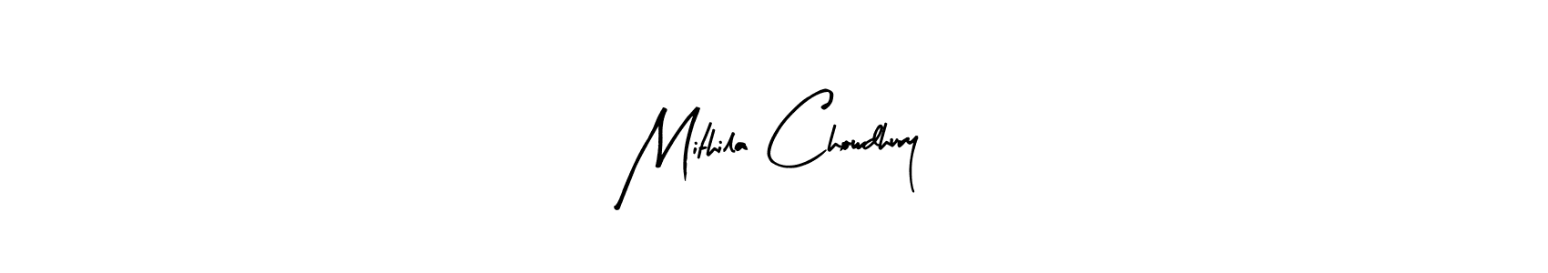 Use a signature maker to create a handwritten signature online. With this signature software, you can design (Arty Signature) your own signature for name Mithila Chowdhury. Mithila Chowdhury signature style 8 images and pictures png