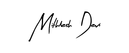 Looking for an artistic signature for Mithlesh Devi? The Arty Signature calligraphy style gives a sophisticated flow suitable for business cards and emails. Mithlesh Devi signature style 8 images and pictures png
