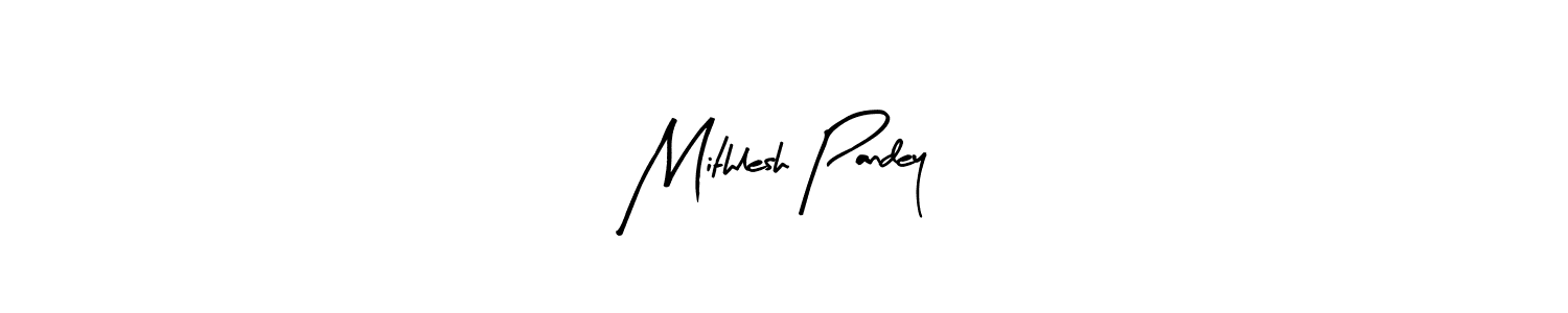 Here are the top 10 professional signature styles for the name Mithlesh Pandey. These are the best autograph styles you can use for your name. Mithlesh Pandey signature style 8 images and pictures png