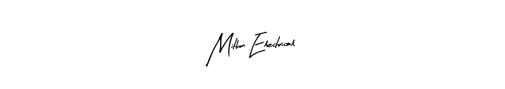 Also we have Mithun Electrical name is the best signature style. Create professional handwritten signature collection using Arty Signature autograph style. Mithun Electrical signature style 8 images and pictures png