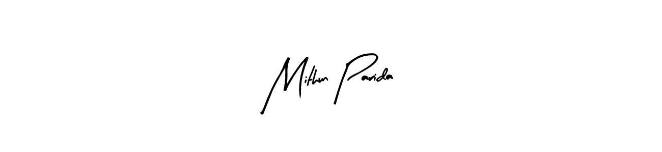 This is the best signature style for the Mithun Parida name. Also you like these signature font (Arty Signature). Mix name signature. Mithun Parida signature style 8 images and pictures png