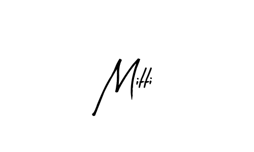 Similarly Arty Signature is the best handwritten signature design. Signature creator online .You can use it as an online autograph creator for name Mitti. Mitti signature style 8 images and pictures png