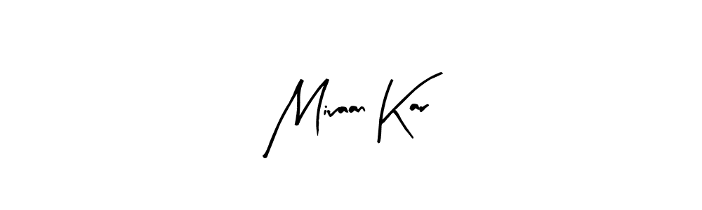 Make a beautiful signature design for name Mivaan Kar. Use this online signature maker to create a handwritten signature for free. Mivaan Kar signature style 8 images and pictures png
