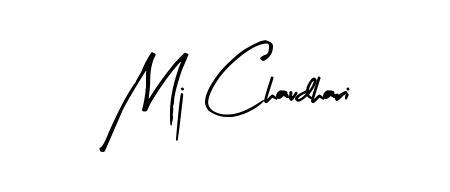 Make a beautiful signature design for name Mj Chaudhari. Use this online signature maker to create a handwritten signature for free. Mj Chaudhari signature style 8 images and pictures png