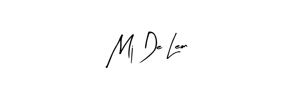 The best way (Arty Signature) to make a short signature is to pick only two or three words in your name. The name Mj De Leon include a total of six letters. For converting this name. Mj De Leon signature style 8 images and pictures png