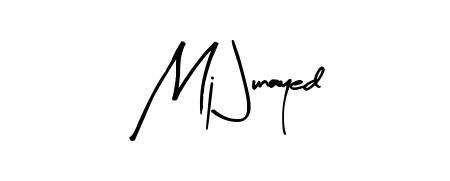 Transform the name Mj Junayed into a signature masterpiece using Arty Signature font. Ideal for photographers, artists, and creators looking for watermarks. Mj Junayed signature style 8 images and pictures png