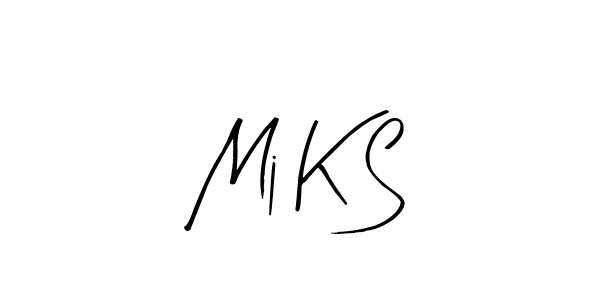 How to make Mj K S name signature. Use Arty Signature style for creating short signs online. This is the latest handwritten sign. Mj K S signature style 8 images and pictures png