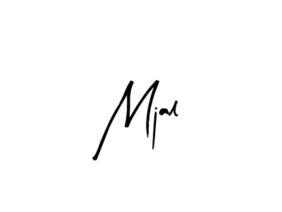 Design your own signature with our free online signature maker. With this signature software, you can create a handwritten (Arty Signature) signature for name Mjal. Mjal signature style 8 images and pictures png