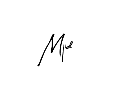 Mjid stylish signature style. Best Handwritten Sign (Arty Signature) for my name. Handwritten Signature Collection Ideas for my name Mjid. Mjid signature style 8 images and pictures png