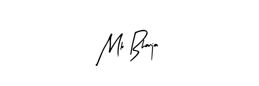 Create a beautiful signature design for name Mk Bhanja. With this signature (Arty Signature) fonts, you can make a handwritten signature for free. Mk Bhanja signature style 8 images and pictures png