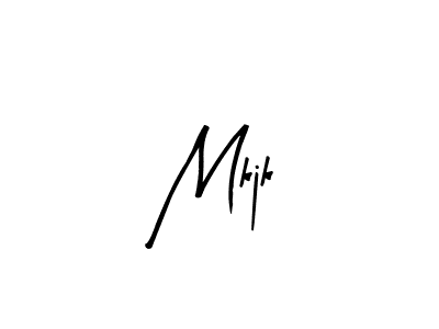 The best way (Arty Signature) to make a short signature is to pick only two or three words in your name. The name Mkjk include a total of six letters. For converting this name. Mkjk signature style 8 images and pictures png