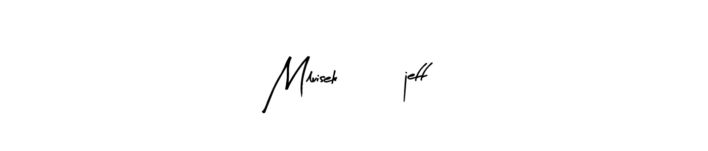 Use a signature maker to create a handwritten signature online. With this signature software, you can design (Arty Signature) your own signature for name Mluisek001jeff. Mluisek001jeff signature style 8 images and pictures png