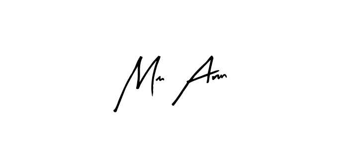 See photos of Mm Arun official signature by Spectra . Check more albums & portfolios. Read reviews & check more about Arty Signature font. Mm Arun signature style 8 images and pictures png
