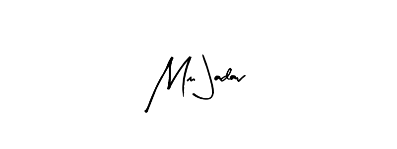 How to Draw Mm Jadav signature style? Arty Signature is a latest design signature styles for name Mm Jadav. Mm Jadav signature style 8 images and pictures png