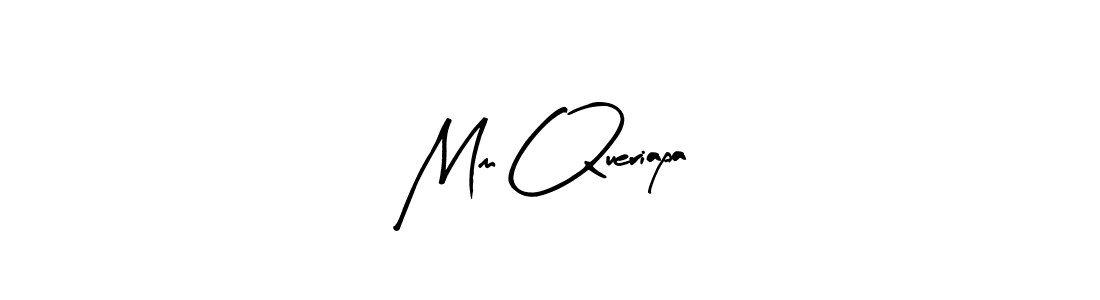 Design your own signature with our free online signature maker. With this signature software, you can create a handwritten (Arty Signature) signature for name Mm Queriapa. Mm Queriapa signature style 8 images and pictures png