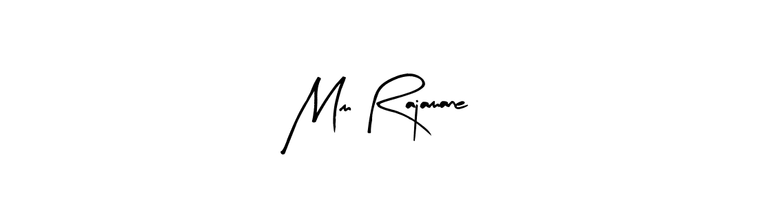 Design your own signature with our free online signature maker. With this signature software, you can create a handwritten (Arty Signature) signature for name Mm Rajamane. Mm Rajamane signature style 8 images and pictures png
