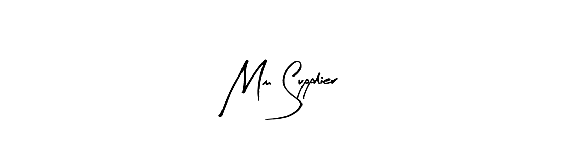 It looks lik you need a new signature style for name Mm Supplier. Design unique handwritten (Arty Signature) signature with our free signature maker in just a few clicks. Mm Supplier signature style 8 images and pictures png