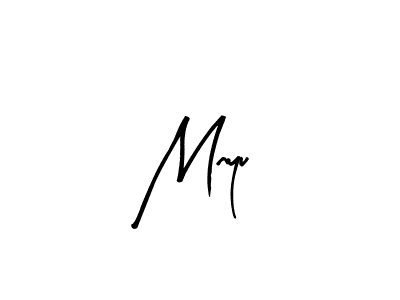Design your own signature with our free online signature maker. With this signature software, you can create a handwritten (Arty Signature) signature for name Mnyu. Mnyu signature style 8 images and pictures png