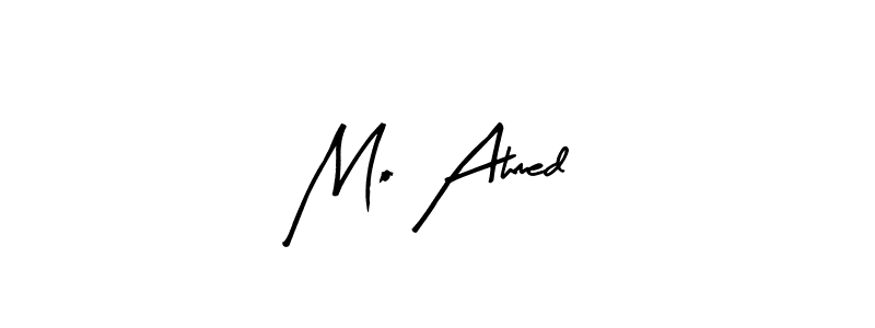 How to make Mo Ahmed signature? Arty Signature is a professional autograph style. Create handwritten signature for Mo Ahmed name. Mo Ahmed signature style 8 images and pictures png