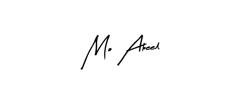 if you are searching for the best signature style for your name Mo Akeel. so please give up your signature search. here we have designed multiple signature styles  using Arty Signature. Mo Akeel signature style 8 images and pictures png
