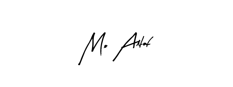 Design your own signature with our free online signature maker. With this signature software, you can create a handwritten (Arty Signature) signature for name Mo Altaf. Mo Altaf signature style 8 images and pictures png