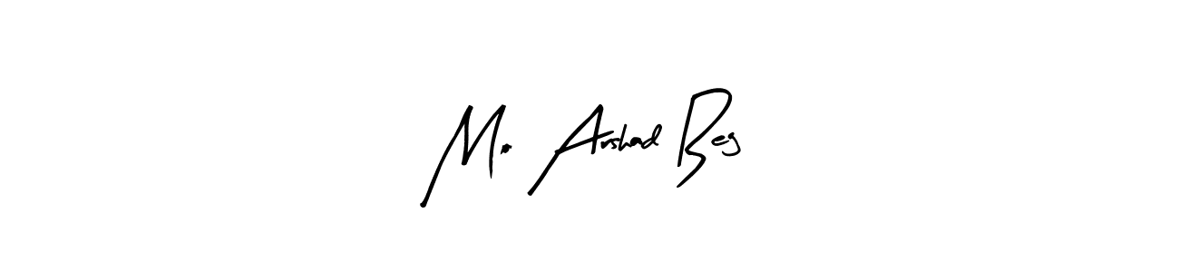 How to make Mo Arshad Beg signature? Arty Signature is a professional autograph style. Create handwritten signature for Mo Arshad Beg name. Mo Arshad Beg signature style 8 images and pictures png