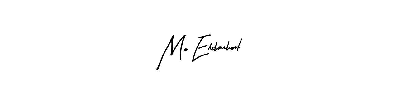 Mo Elshamhout stylish signature style. Best Handwritten Sign (Arty Signature) for my name. Handwritten Signature Collection Ideas for my name Mo Elshamhout. Mo Elshamhout signature style 8 images and pictures png