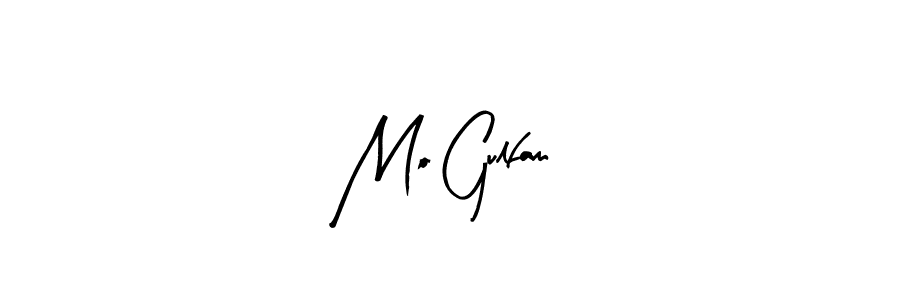 How to make Mo Gulfam signature? Arty Signature is a professional autograph style. Create handwritten signature for Mo Gulfam name. Mo Gulfam signature style 8 images and pictures png