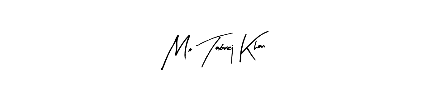 Also You can easily find your signature by using the search form. We will create Mo Tabrej Khan name handwritten signature images for you free of cost using Arty Signature sign style. Mo Tabrej Khan signature style 8 images and pictures png