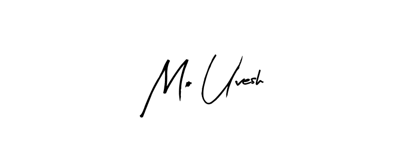 Similarly Arty Signature is the best handwritten signature design. Signature creator online .You can use it as an online autograph creator for name Mo Uvesh. Mo Uvesh signature style 8 images and pictures png