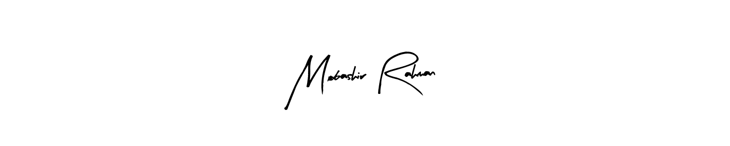 Mobashir Rahman stylish signature style. Best Handwritten Sign (Arty Signature) for my name. Handwritten Signature Collection Ideas for my name Mobashir Rahman. Mobashir Rahman signature style 8 images and pictures png