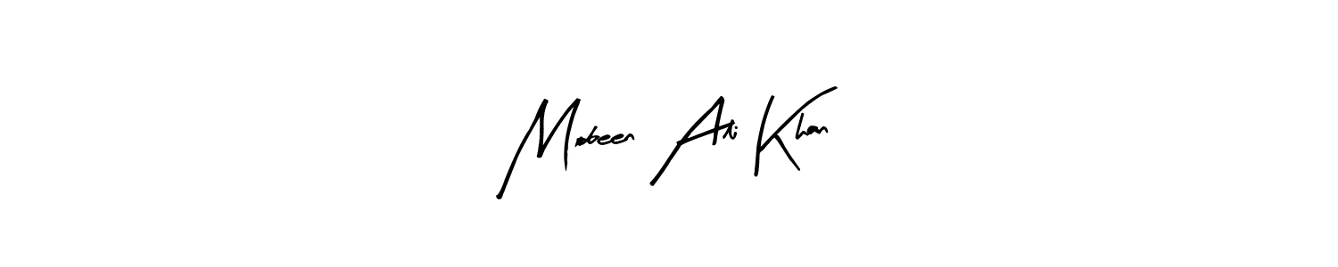 Also You can easily find your signature by using the search form. We will create Mobeen Ali Khan name handwritten signature images for you free of cost using Arty Signature sign style. Mobeen Ali Khan signature style 8 images and pictures png