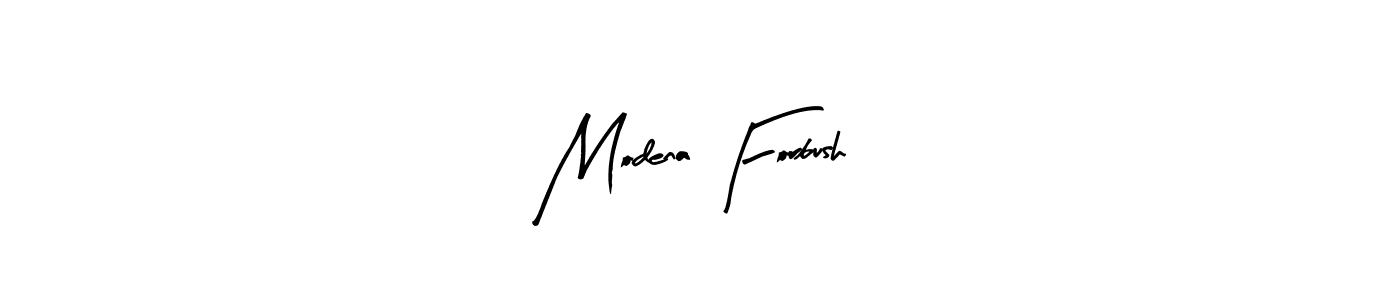 Similarly Arty Signature is the best handwritten signature design. Signature creator online .You can use it as an online autograph creator for name Modena Forbush. Modena Forbush signature style 8 images and pictures png