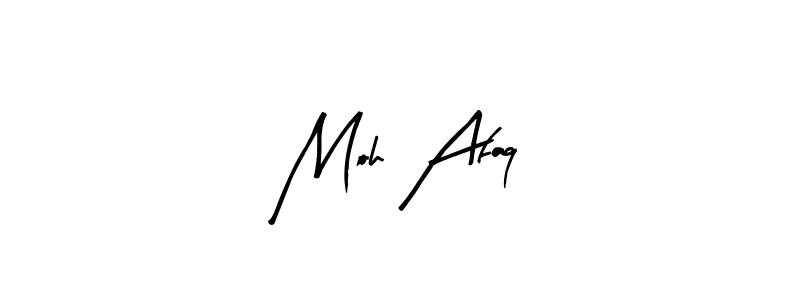 Create a beautiful signature design for name Moh Afaq. With this signature (Arty Signature) fonts, you can make a handwritten signature for free. Moh Afaq signature style 8 images and pictures png
