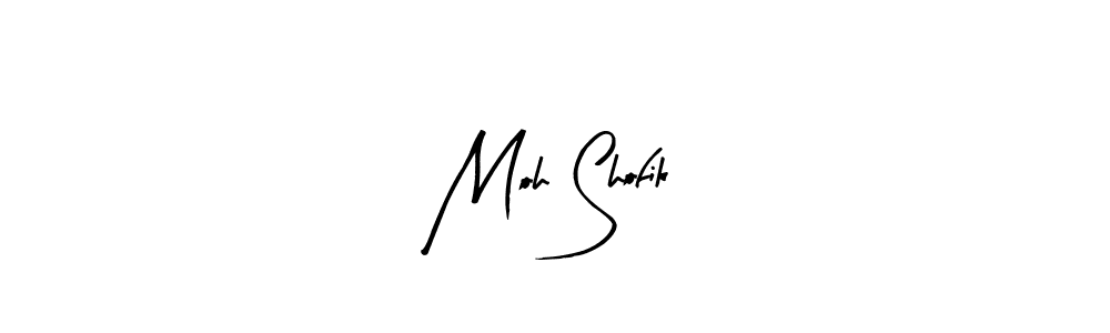 How to make Moh Shofik signature? Arty Signature is a professional autograph style. Create handwritten signature for Moh Shofik name. Moh Shofik signature style 8 images and pictures png