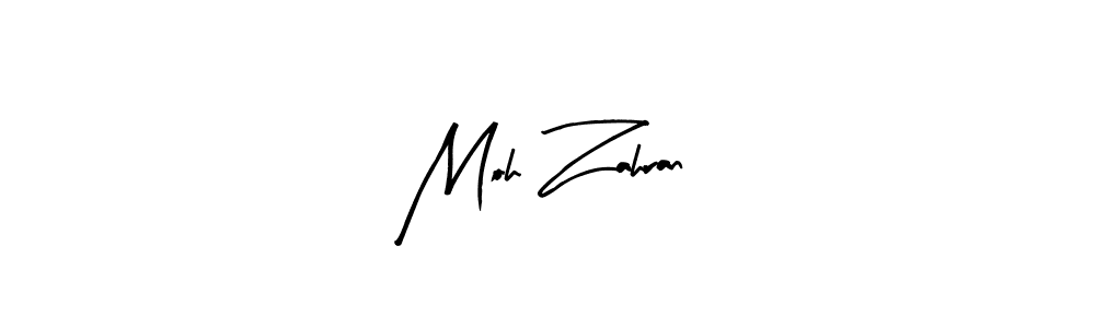 The best way (Arty Signature) to make a short signature is to pick only two or three words in your name. The name Moh Zahran include a total of six letters. For converting this name. Moh Zahran signature style 8 images and pictures png