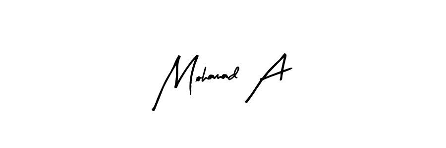 Make a short Mohamad A signature style. Manage your documents anywhere anytime using Arty Signature. Create and add eSignatures, submit forms, share and send files easily. Mohamad A signature style 8 images and pictures png