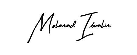 Transform the name Mohamad Ibrahim into a signature masterpiece using Arty Signature font. Ideal for photographers, artists, and creators looking for watermarks. Mohamad Ibrahim signature style 8 images and pictures png