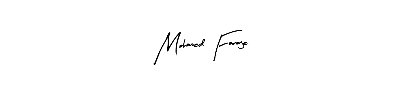 Arty Signature is a professional signature style that is perfect for those who want to add a touch of class to their signature. It is also a great choice for those who want to make their signature more unique. Get Mohamed Farage name to fancy signature for free. Mohamed Farage signature style 8 images and pictures png