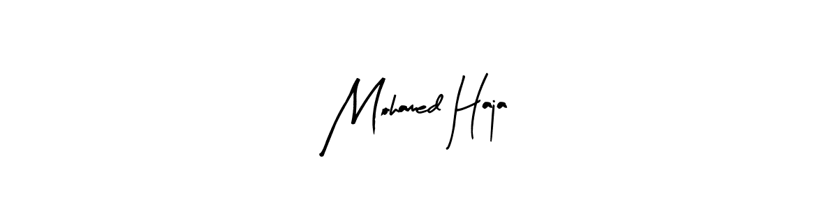 The best way (Arty Signature) to make a short signature is to pick only two or three words in your name. The name Mohamed Haja include a total of six letters. For converting this name. Mohamed Haja signature style 8 images and pictures png