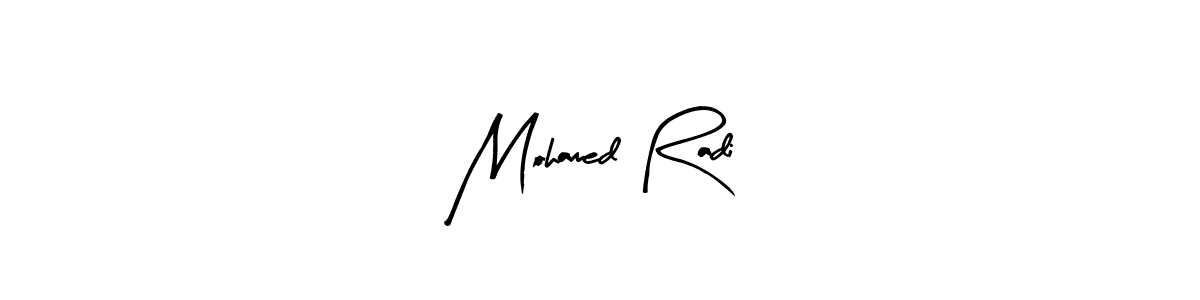 You can use this online signature creator to create a handwritten signature for the name Mohamed Radi. This is the best online autograph maker. Mohamed Radi signature style 8 images and pictures png