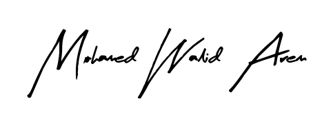 Designed for modern professionals: Mohamed Walid Arem name signature crafted with Arty Signature script. Ready for digital PDF workflows. Mohamed Walid Arem signature style 8 images and pictures png